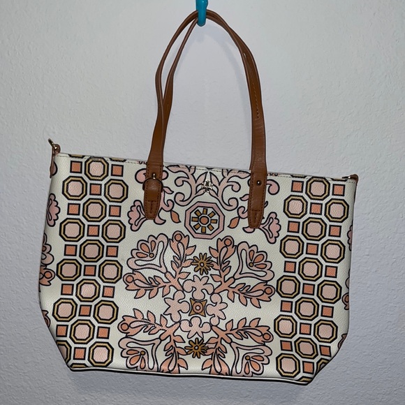 Rare Tory Burch Spring Small Tote Hicks garden - Picture 2 of 3